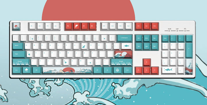 Ozean-Themen Mechanische Tastatur Karnz