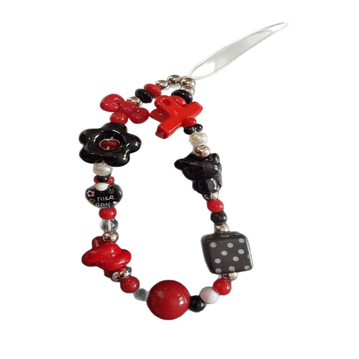 Dekorativer Charm Perlen Lanyard Karnz