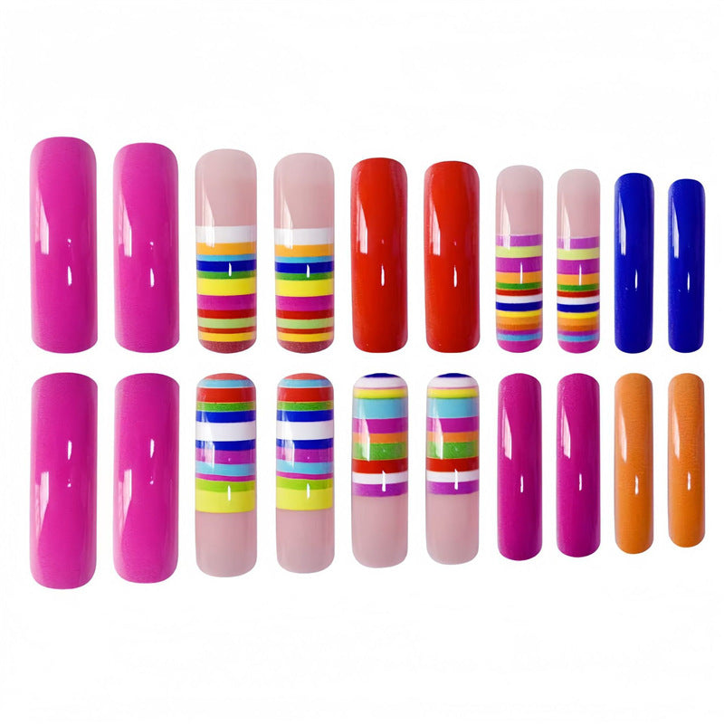 Vibrantes Design Nagelkunst Set Karnz