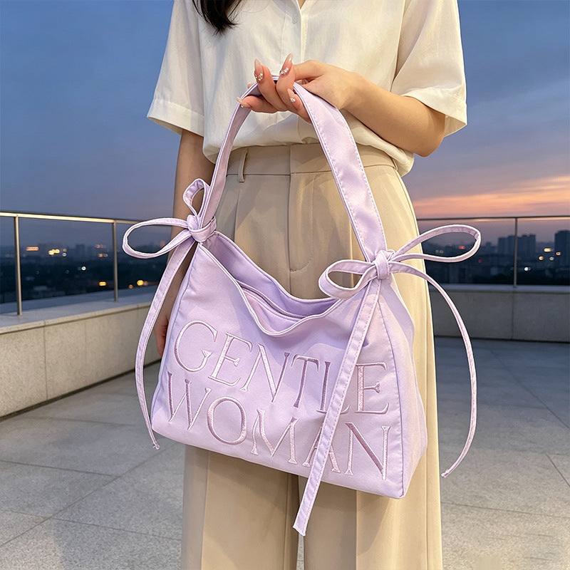 Stylische Satin Bucket Bag Karnz