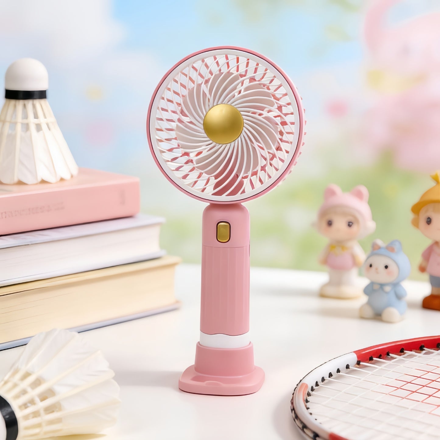 Damen Tragbarer Handventilator mit variablem Geschwindigkeitsmodus Karnz