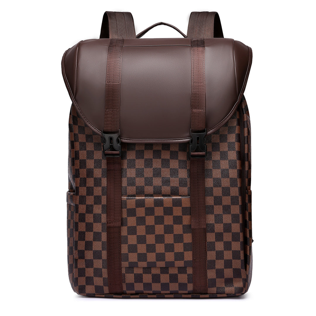 Stilvolle Karomuster-Rucksack Karnz