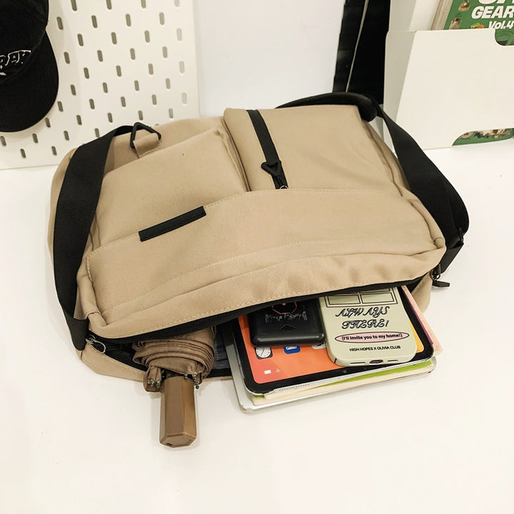 Multi-Fach Laptop Messenger Tasche