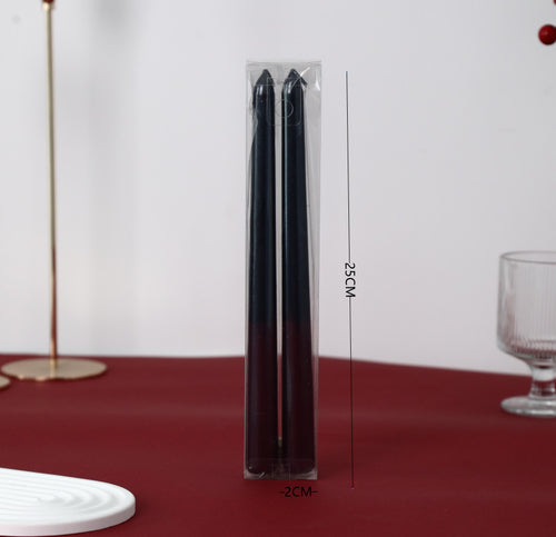 Langlanz Slim Tropffreie Dinner Taper Kerze Paar mit Baumwollkern