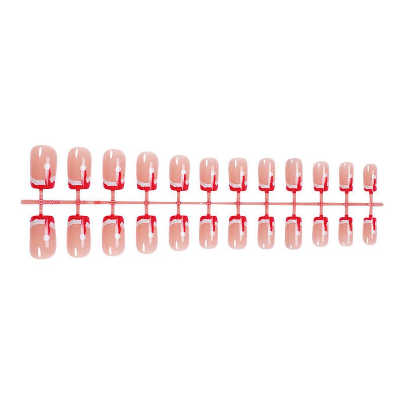 Kreatives Kunstnagelset mit festlichem Weihnachtsdesign Karnz