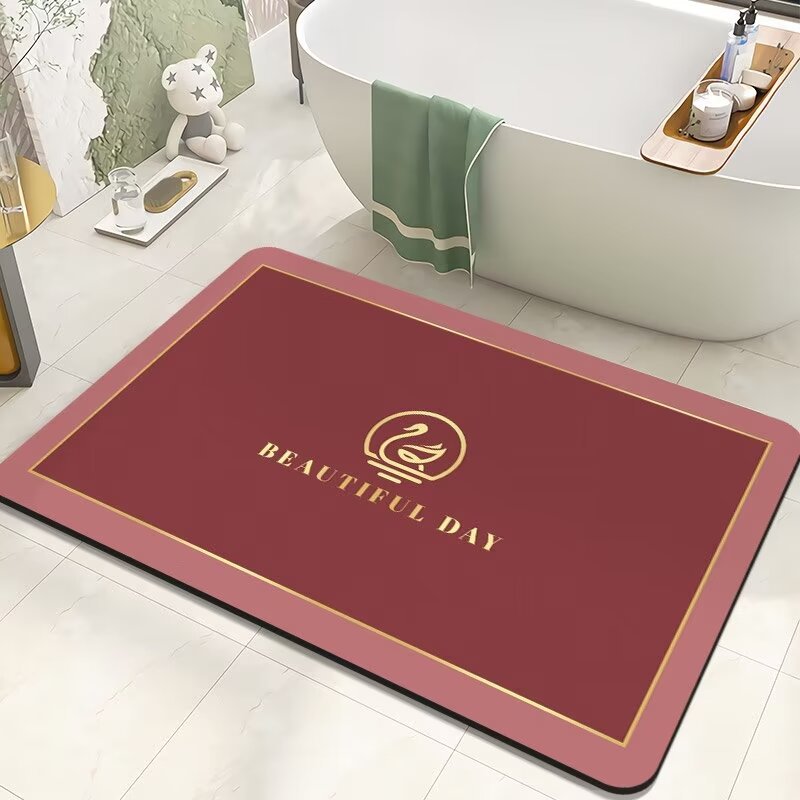 Stylische Badezimmermatte
