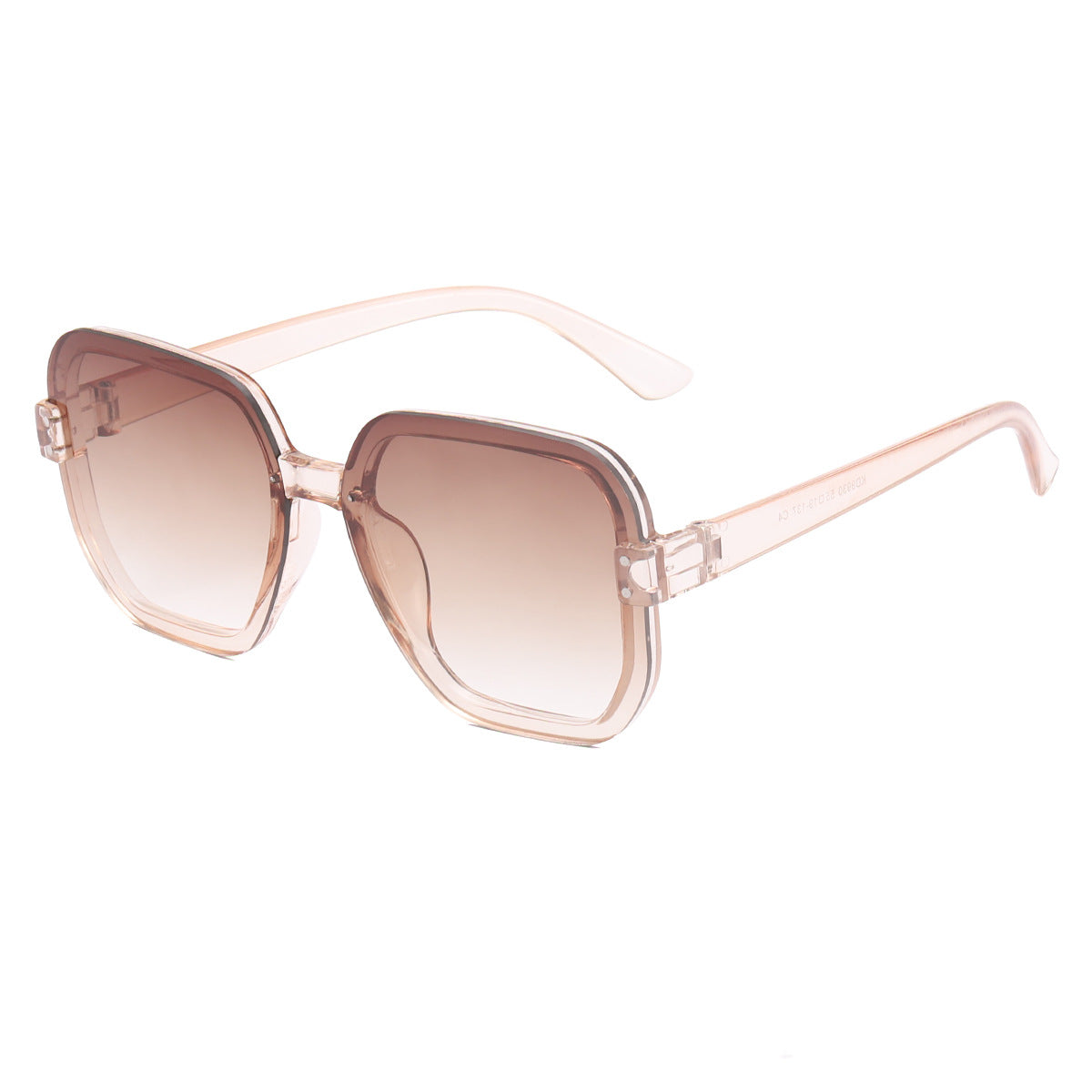 Damen modische quadratische Sonnenbrille mit gradienten Gläsern Karnz