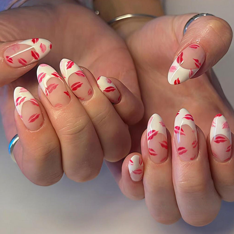 Nagelkunstset mit verführerischem Lippen-Design Karnz
