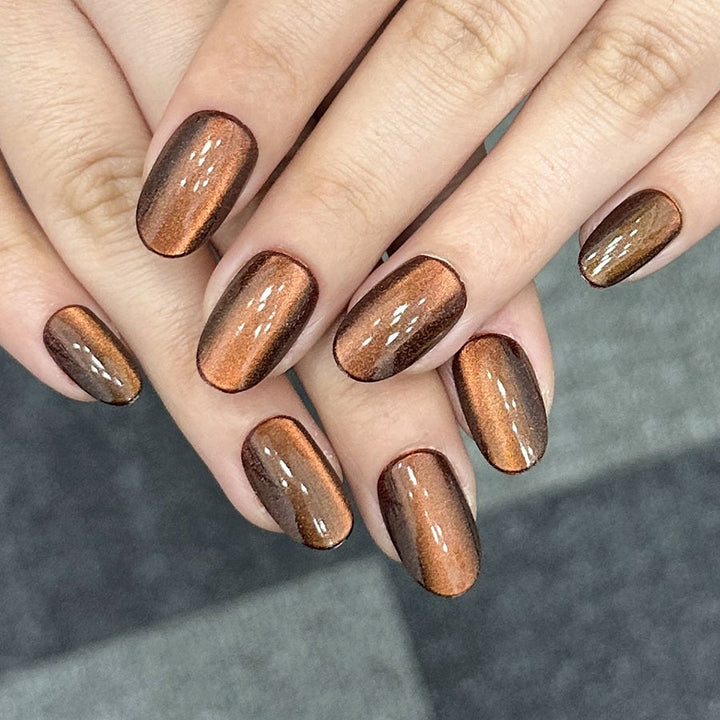 Glänzendes Press-On Nagelkunst Set