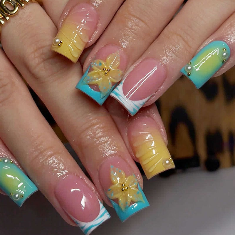 Künstlerische Press-On-Nagelspitzen Karnz