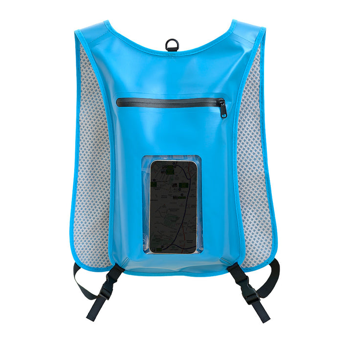 Wasserdichte Smartphone-Rucksack mit Durchsichtiger Fronttasche Karnz
