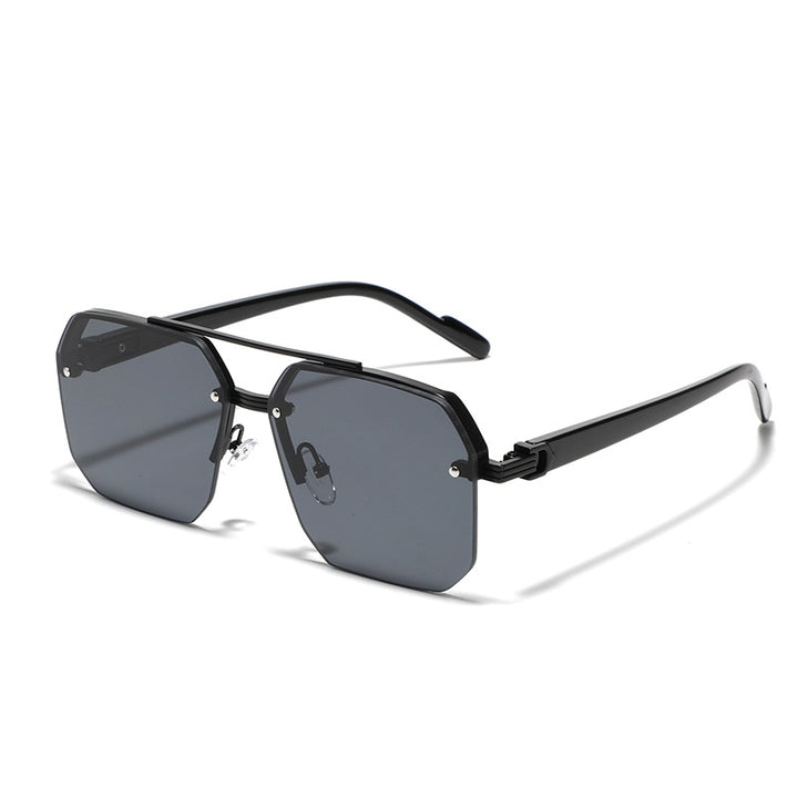 Damen hexagonale Sonnenbrille mit elegantem Metallrahmen Karnz