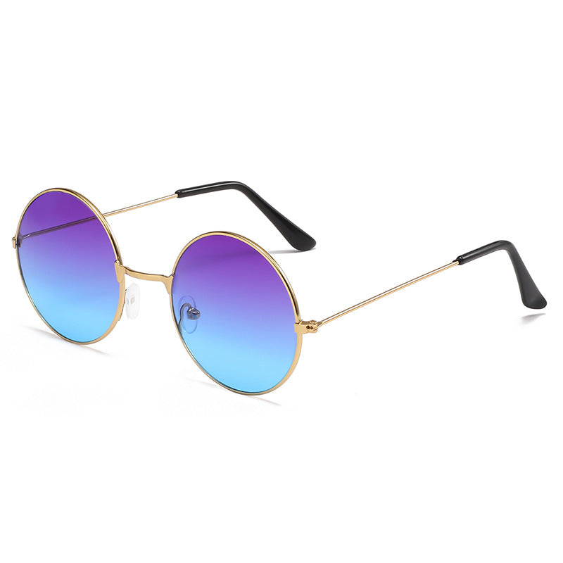 Retro Runde Glas Sonnenbrille Karnz