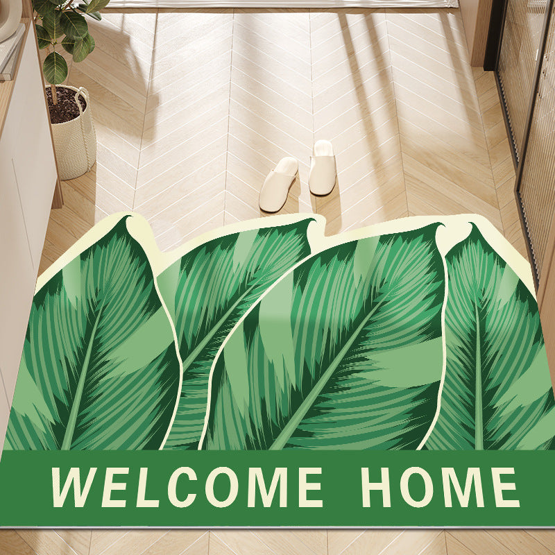 Inspirierende Monstera-Blatt Fußmatte