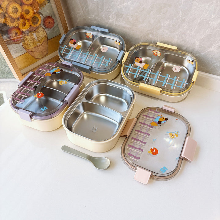 Spaß-Themen Doppelfach Lunchbox