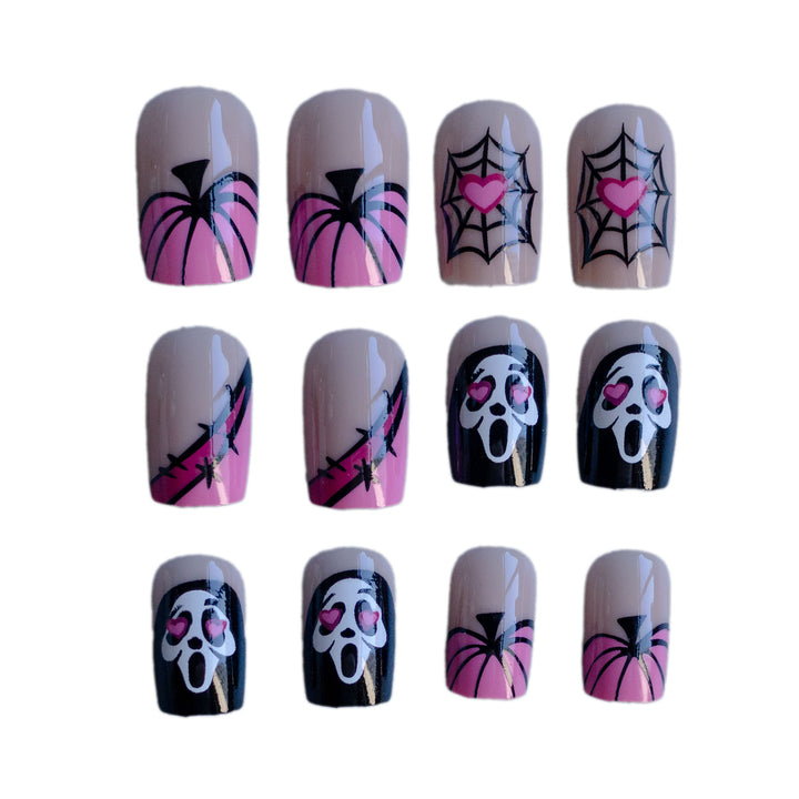 Halloween-Themen Press-On Nagel Set Karnz