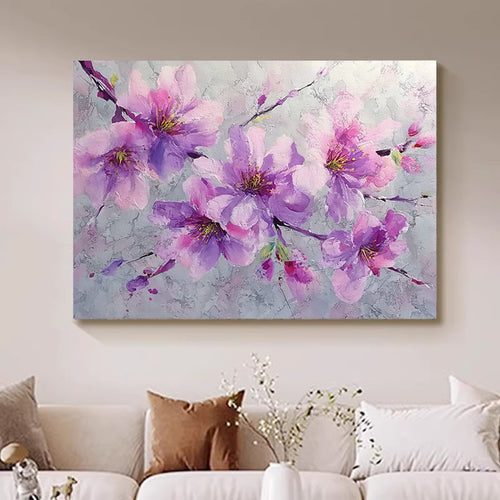 Florale Leinwandkunst