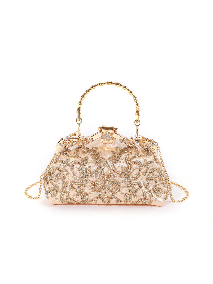 Bestickete Abendhandtasche