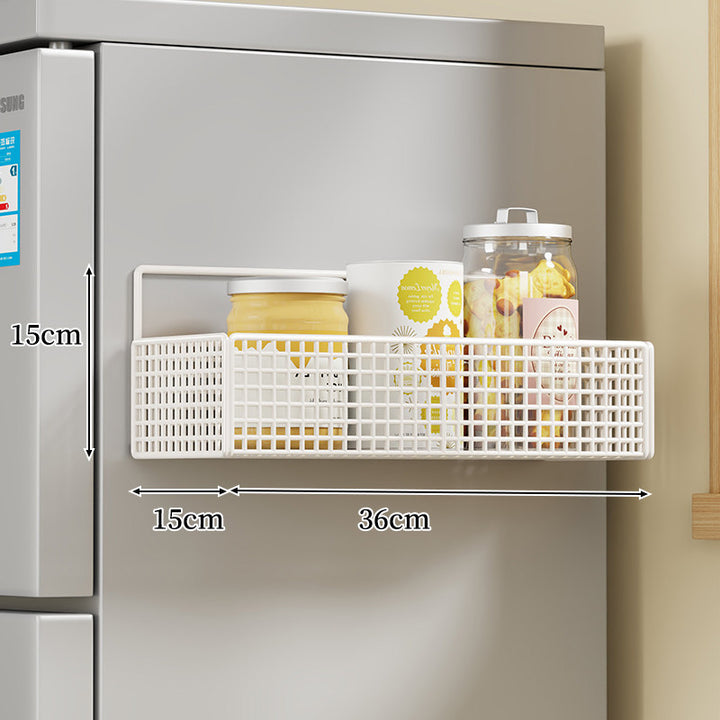 Über-Kühlschrank Doppel-Schicht Magnetische Drahtgeflecht Vorratsorganizer