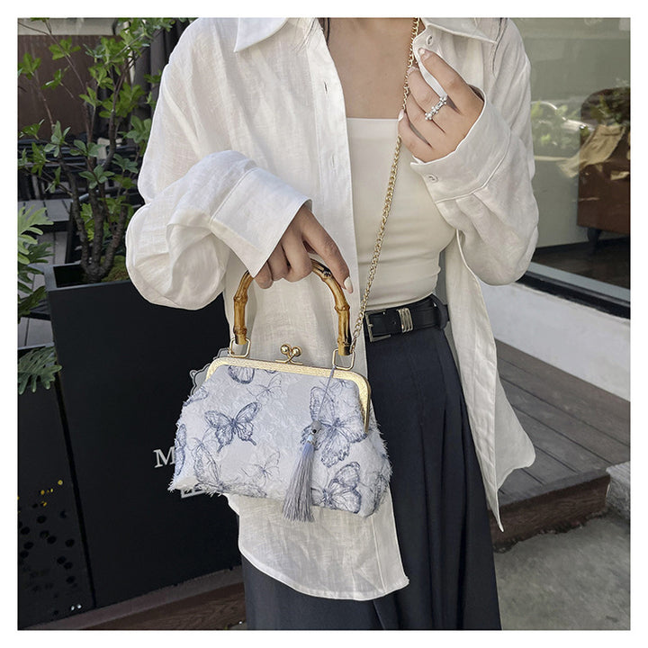 Vintage Floral Handtasche