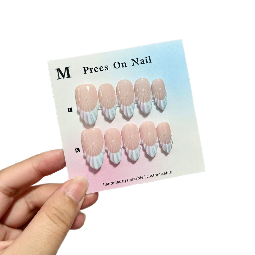 Benutzerdefiniertes handgefertigtes Ombre Press-On Nagelset