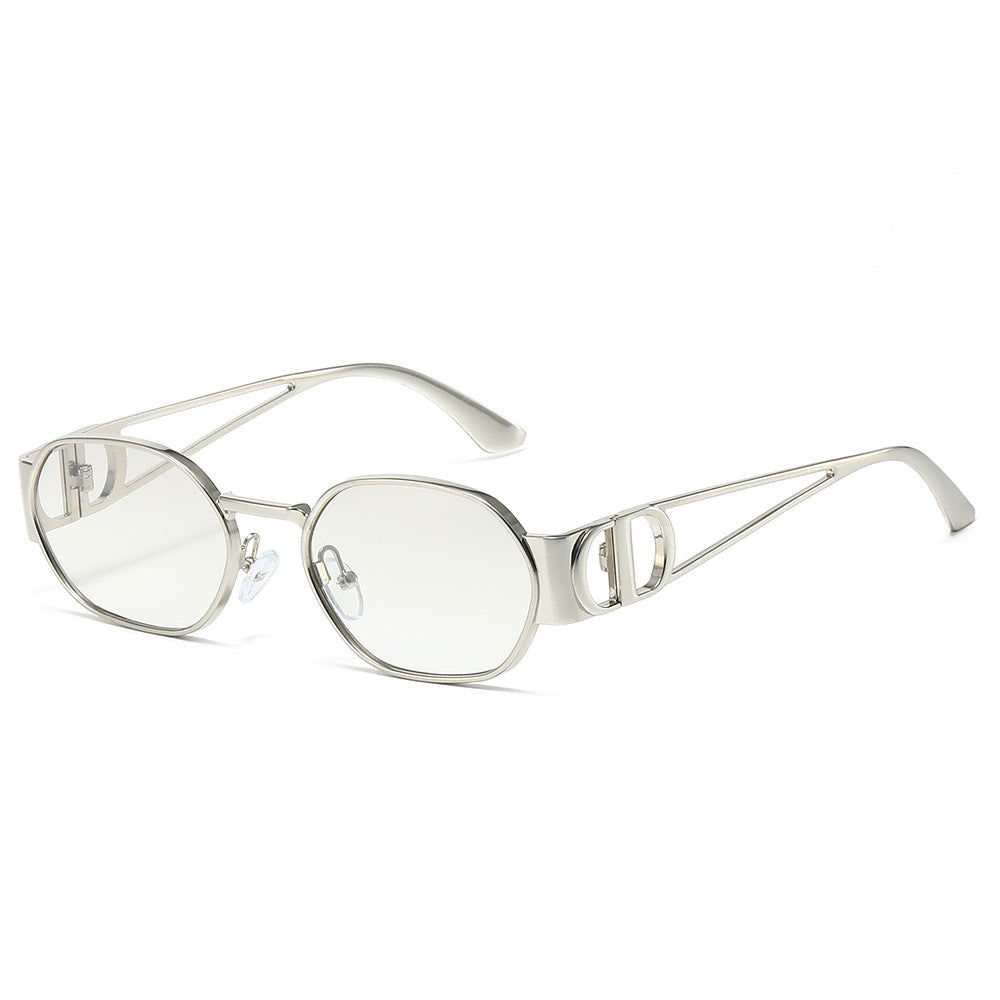 Moderne elegante ovale Sonnenbrillen Karnz