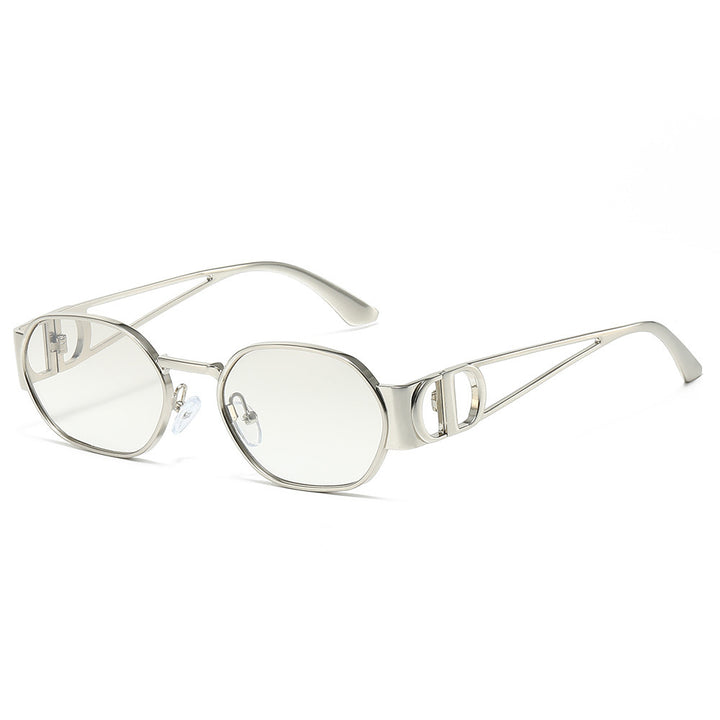 Moderne elegante ovale Sonnenbrillen Karnz