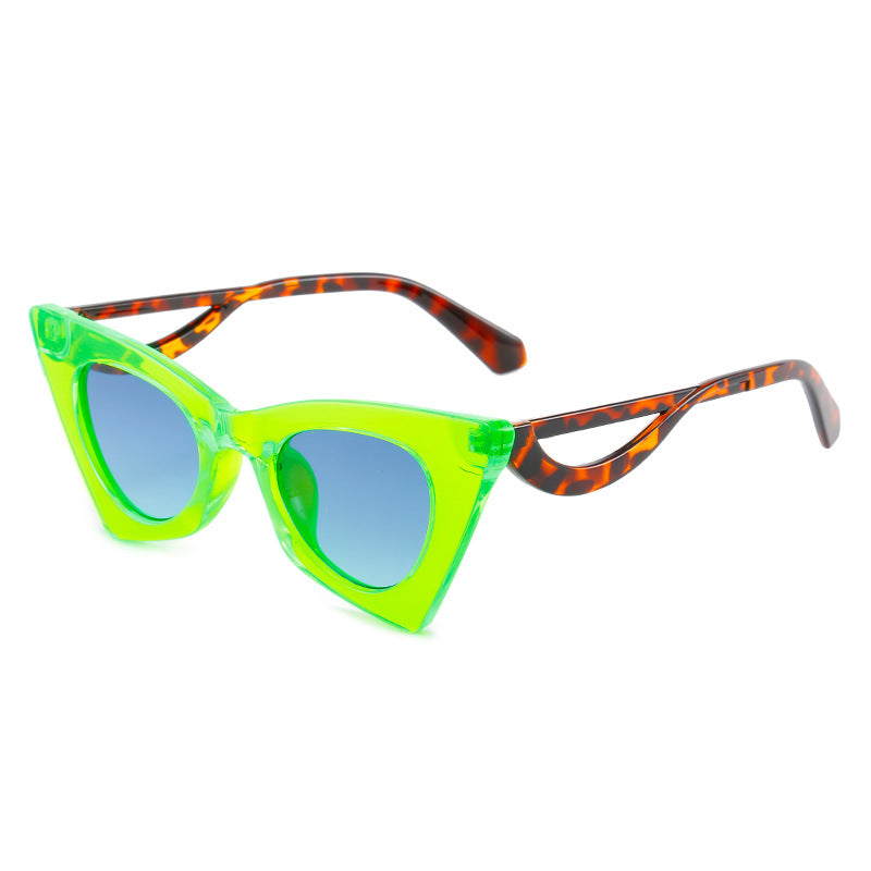 Damen Cat-Eye Sonnenbrille mit eleganten Design-Elementen Karnz