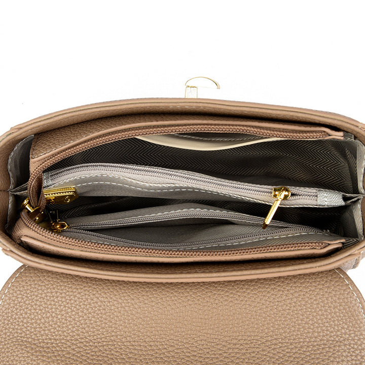 Elegante Strukturierte Top-Handle Handtasche Karnz