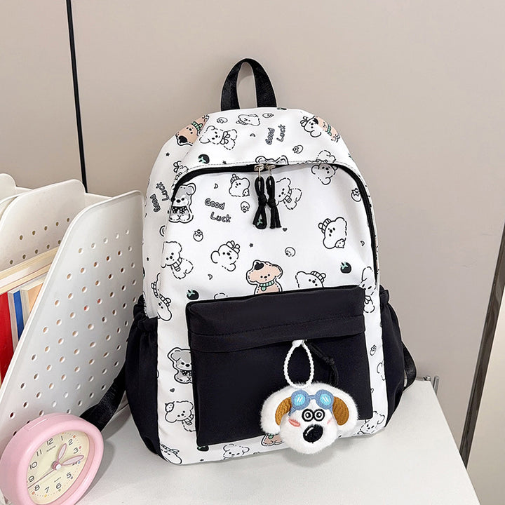 Cartoon-Print-Kordelzug-Rucksack