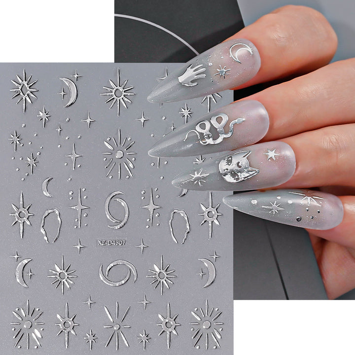 Nagelkunst Dekorative Folienaufkleber