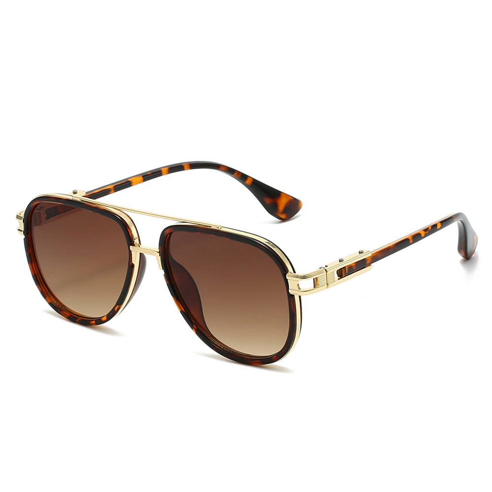 Vintage-inspirierte kräftige geometrische Sonnenbrille Karnz