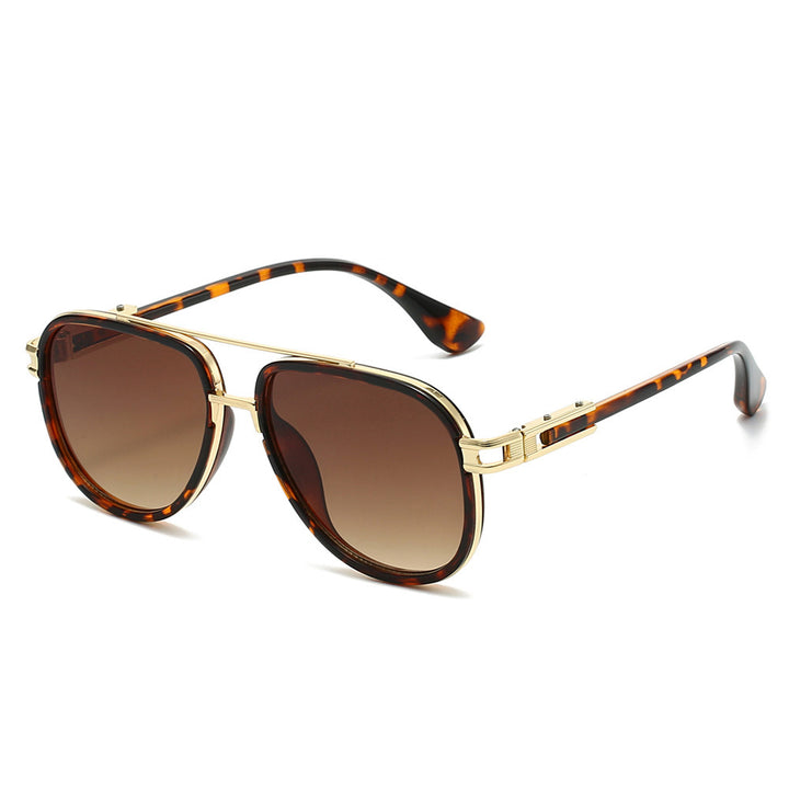 Vintage-inspirierte kräftige geometrische Sonnenbrille Karnz