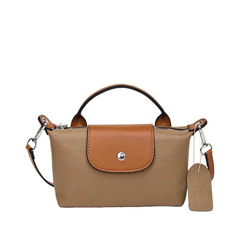 Chic Texturierte Mini-Handtasche Karnz