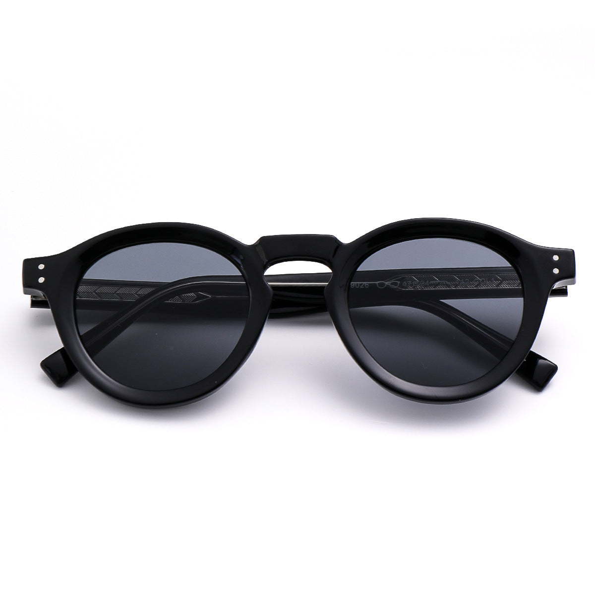 Damen modische Sonnenbrille im klassischen Rundstil Karnz
