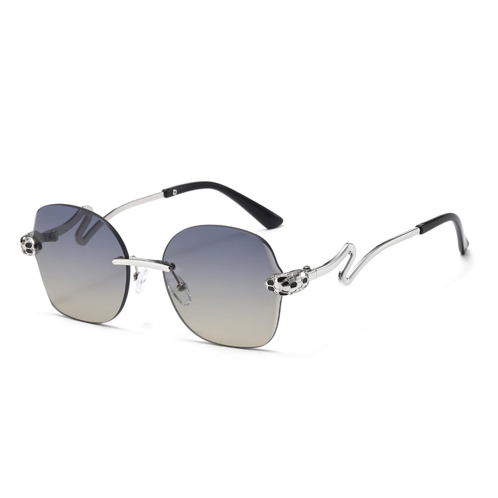 Einzigartige geometrische Rahmen-Sonnenbrille Karnz