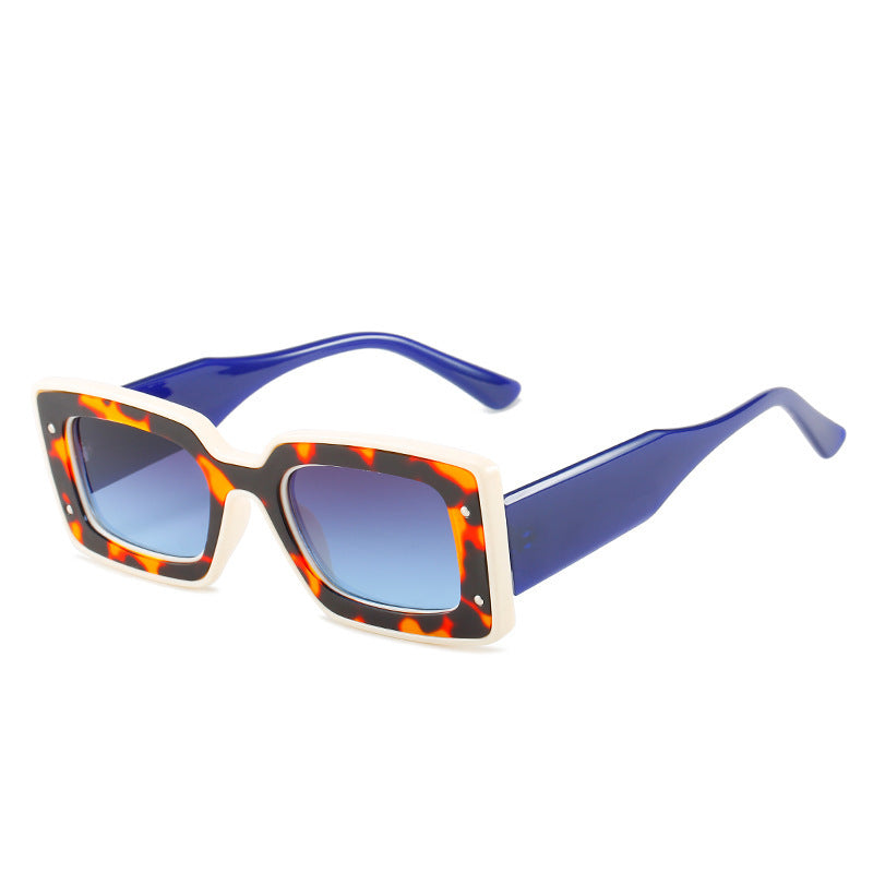 Fette geometrische Sonnenbrille Karnz