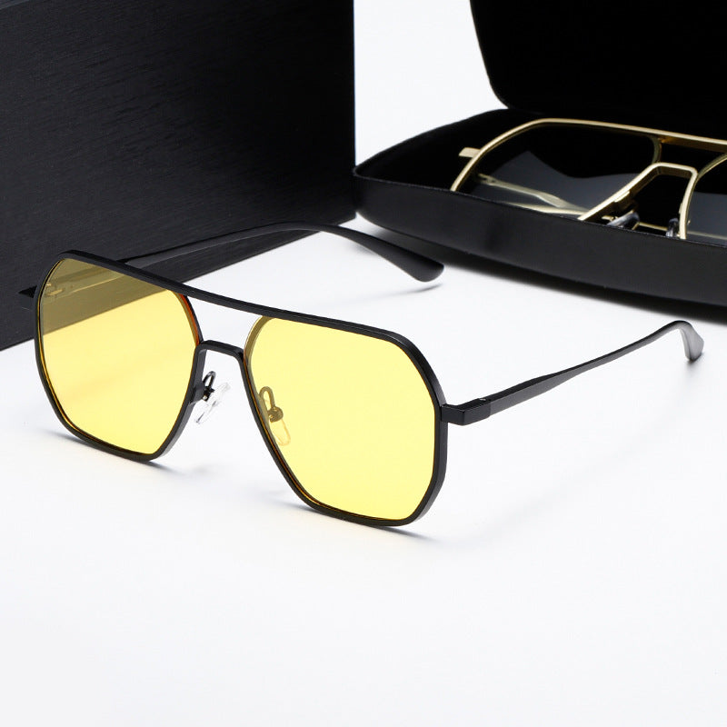 Damen Innovative modische Sonnenbrille mit rechteckigem Rahmen Karnz