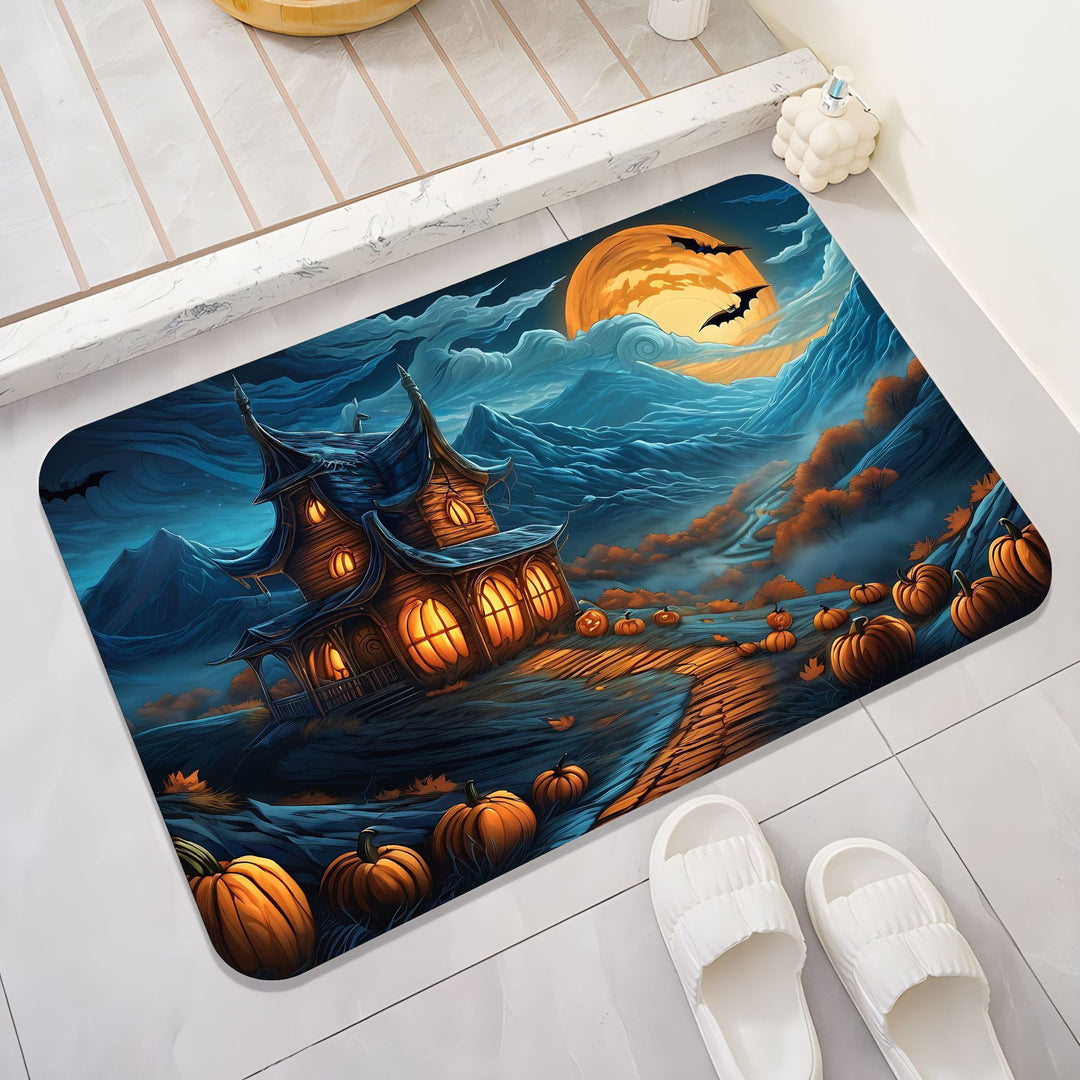 Halloween-Themen Katzendekorative Matte Karnz