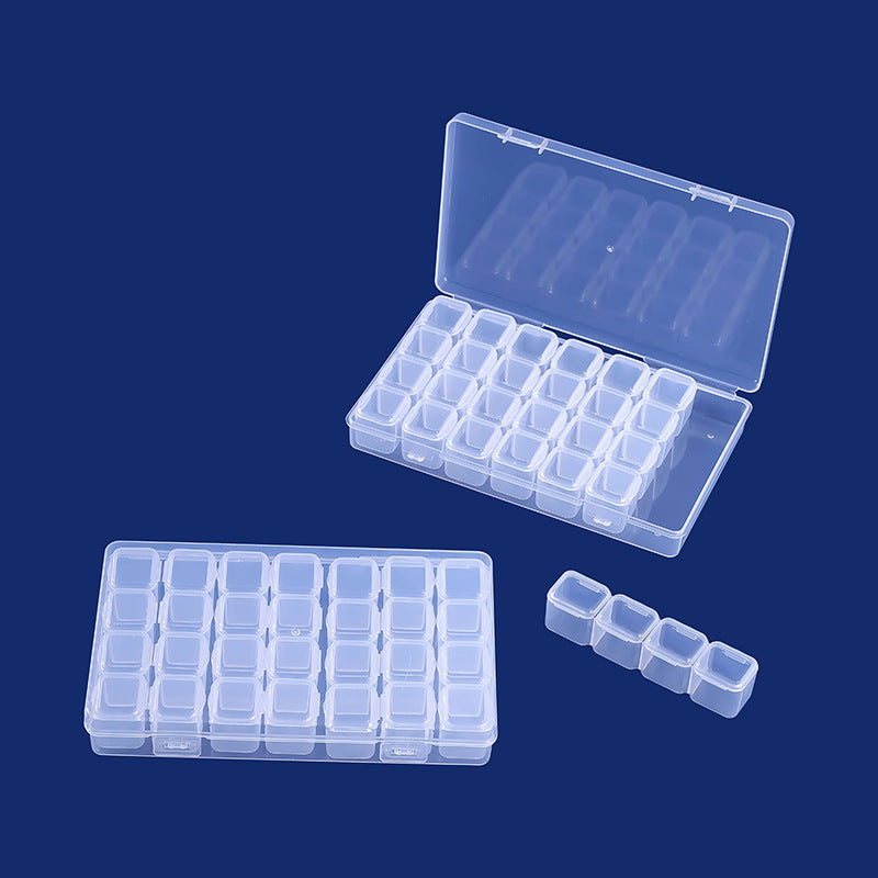 Klarer Kunststoff-Organizer-Box Karnz