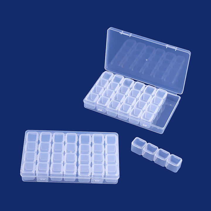 Klarer Kunststoff-Organizer-Box Karnz