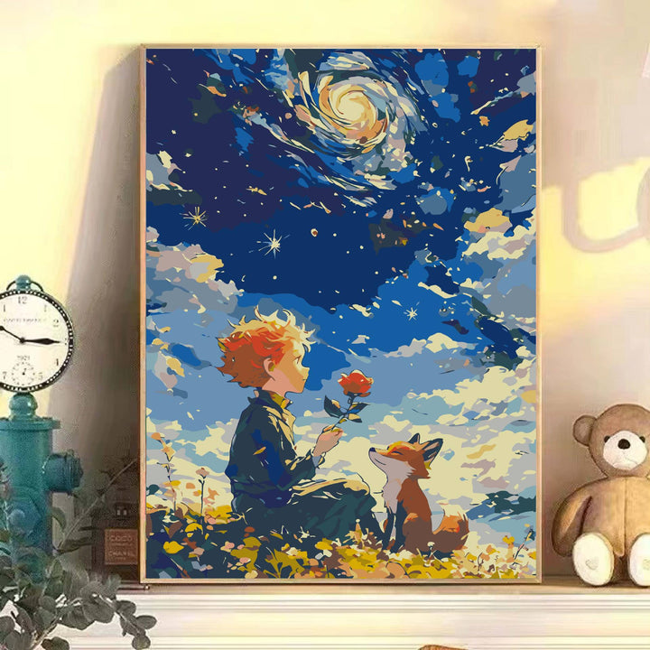 Verspielter Charakter Leinwand Kunstdruck Karnz