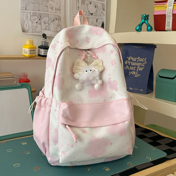 Süßer floralbedruckter Rucksack Karnz
