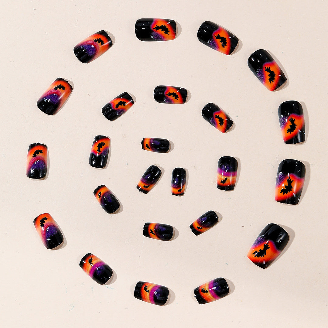Spooky Halloween-Themen Nagel Kunst Extensions Karnz