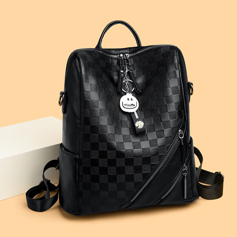 Karomuster Stylischer Rucksack Karnz