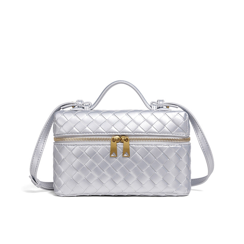 Gewebte Leder-Kosmetiktasche Karnz