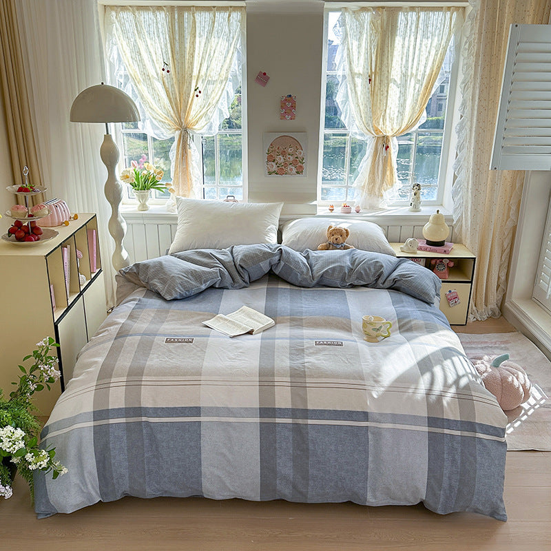Elegantes Blumendesign Bettwäsche Set