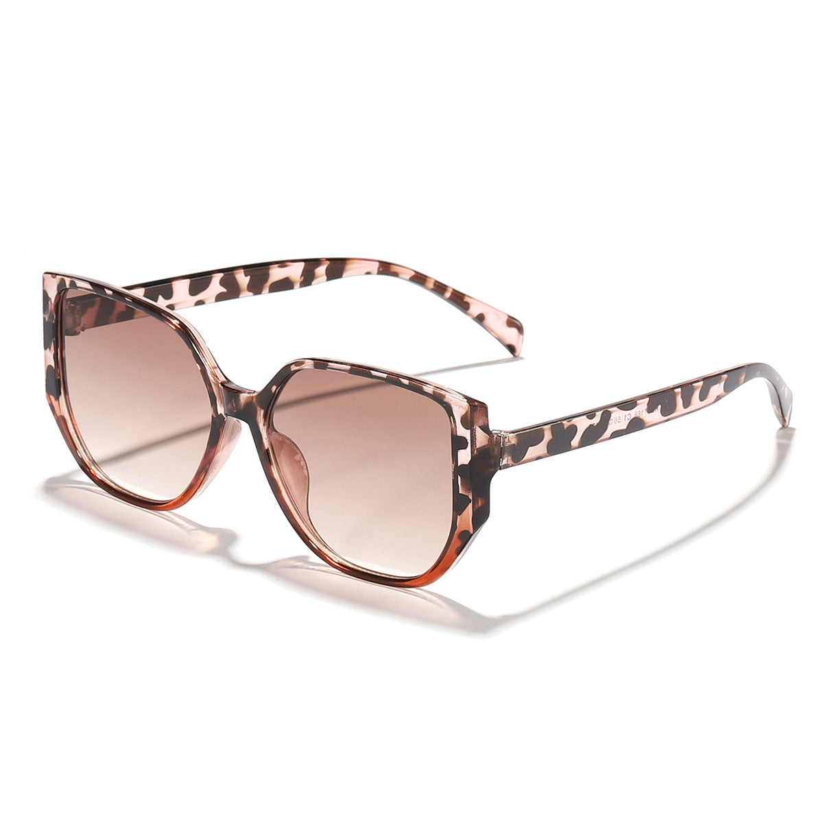 Damen modische quadratische Sonnenbrille mit breitem Rahmen und UV-Schutz Karnz