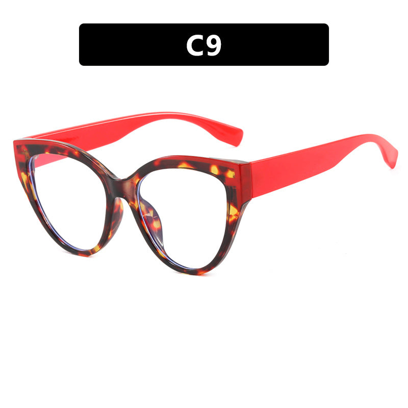 Damen Cat-Eye Sonnenbrille mit extravagantem Rahmen und UV-Schutz Karnz