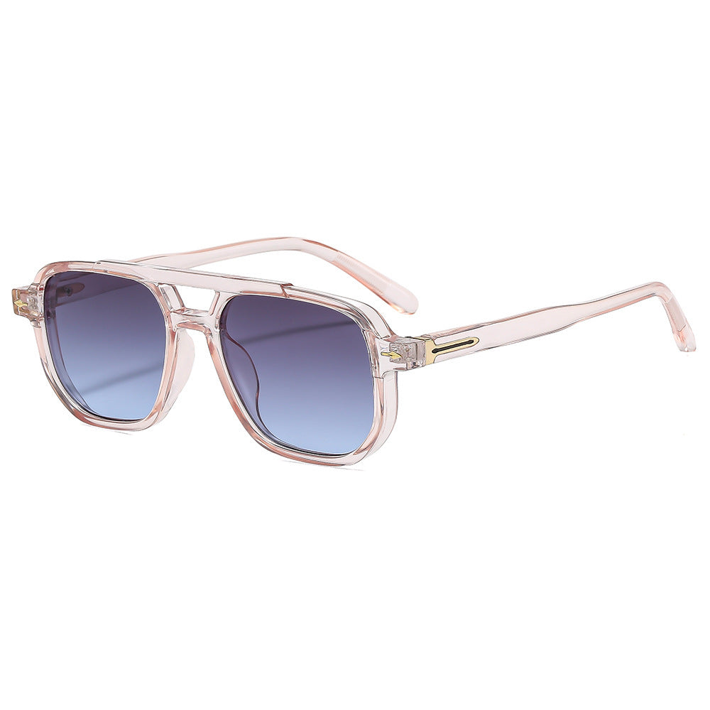 Damen modische Sonnenbrille mit extragroßem Rahmen Karnz